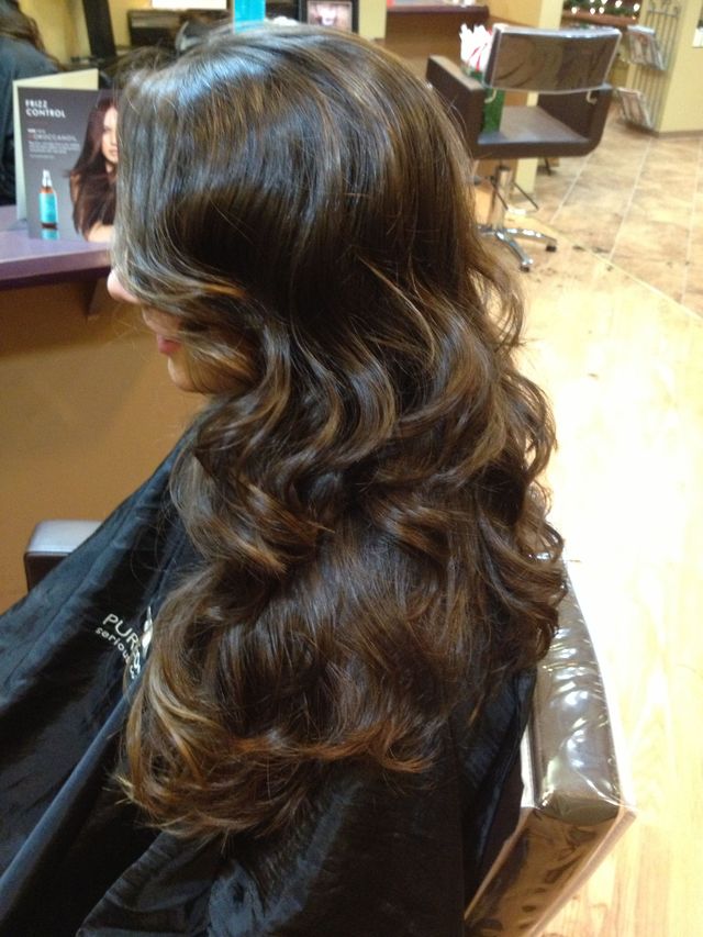 stunning curls
