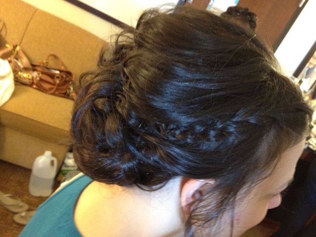 up-do with braid