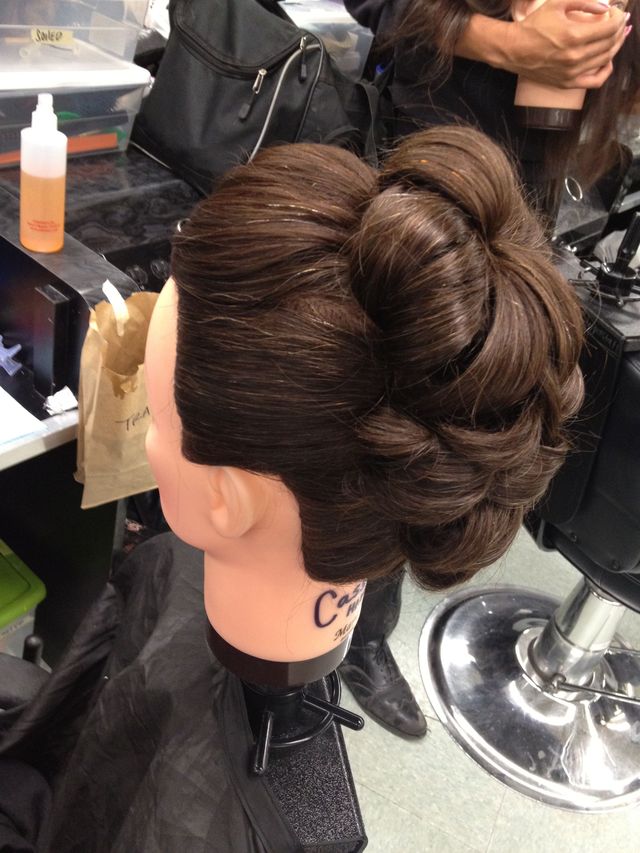 updo by me 