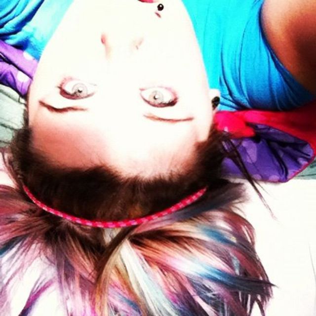 upside-down rainbow.