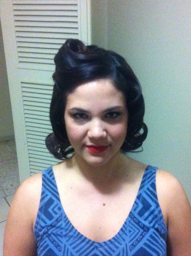 victory roll and vintage curls 