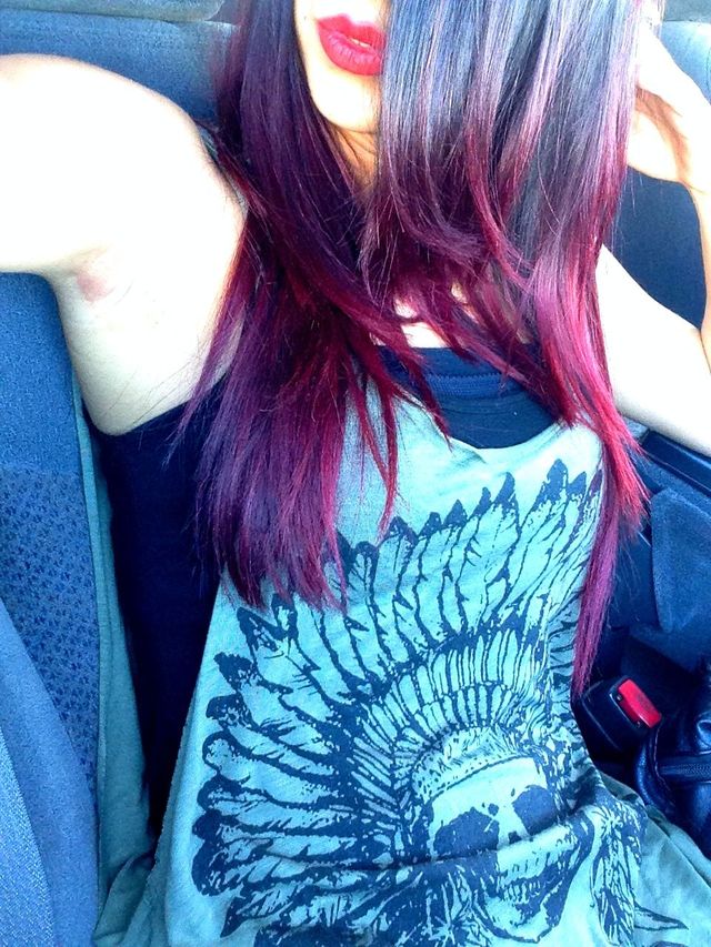 violet red ombre 