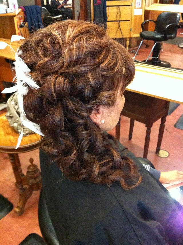 wedding curls